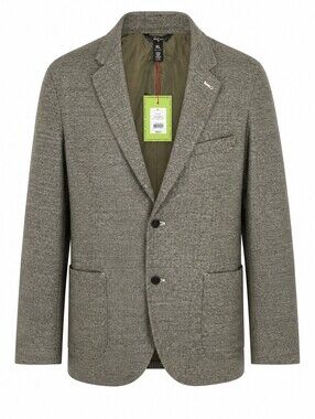 Men's Plaid Gray Sport Coat - XL